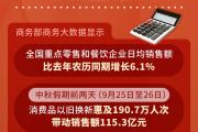 中秋假期全国消费市场需求旺供给足